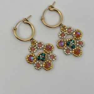 Boucles d’oreilles Victoria – Variation du Collier Victoria