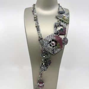 Collier Résonance perles Miyuki et cristal Swarovski®