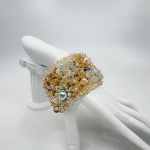 Sable Dorés – Bracelet en perles Miyuki et cristaux Swarovski®