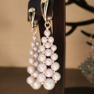 Boucles d’oreilles Perles Nacrées Swarovski – Dreamy Blue