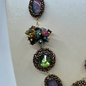 Luxury Evening – Collier pierres naturelles & Swarovski®