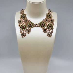 Collier Victoria – Cristaux Swarovski & Or 24k