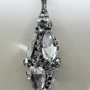 Hiver – Collier en cristaux Swarovski® et perles Miyuki