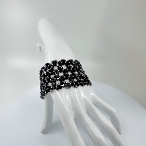 Bracelet Nuit Cristaux Swarovski® – Élégance noire et éclat intemporel