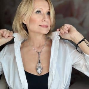 Collier Hiver  fait main en cristaux Swarovsi®