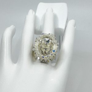 Bague Flocon de Neige Cristaux Swarovski®