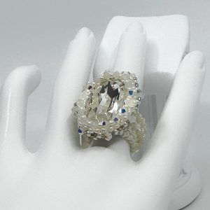 Bague Flocon de Neige Cristaux Swarovski®