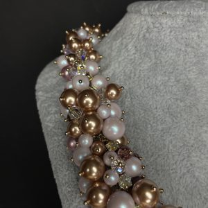 Collier Louise – collier perles nacrées Swarovski® fait main