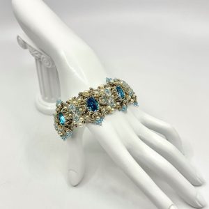 Bracelet Louvre – Éclat argenté et cristaux Swarovski®