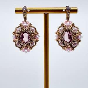 Вoucles d&rsquo;oreilles Altesse en cristaux autrichiens
